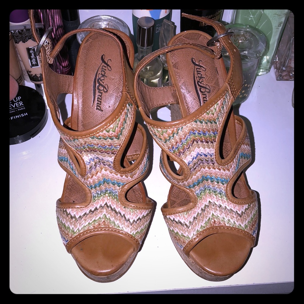 Lucky brand wedge sandals